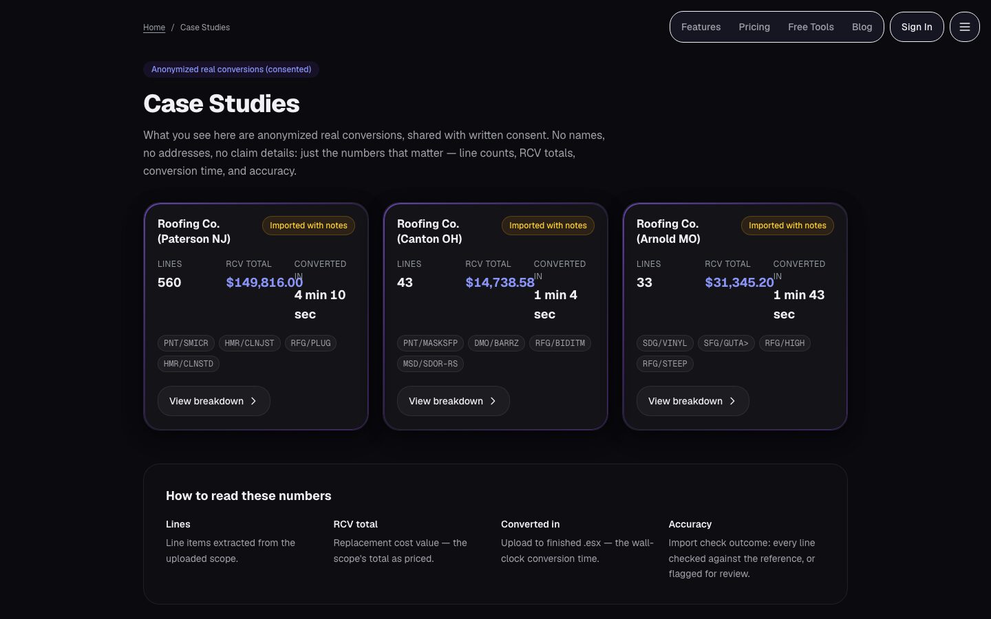 The ESXPress case studies page